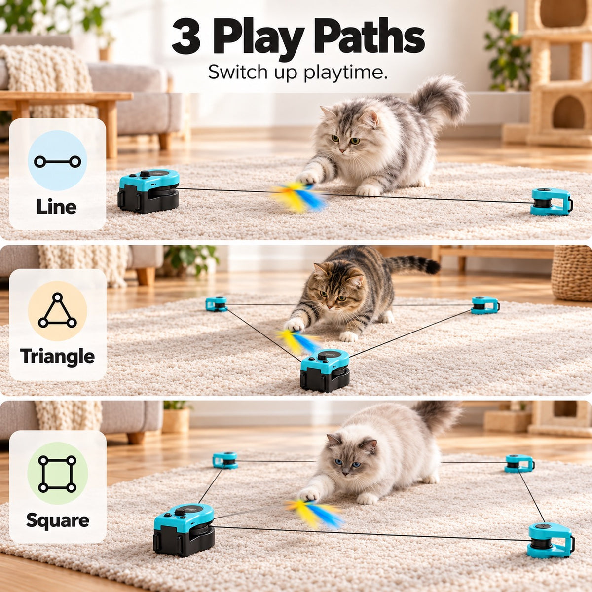 Paw Supply ChaseLoop™ Interactive Cat Toy