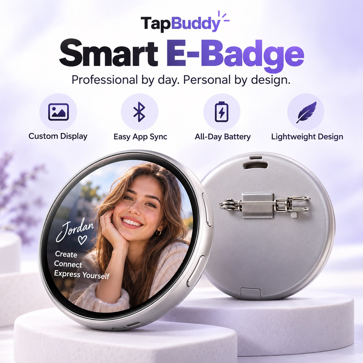 TapBuddy™ Smart Digital Badge