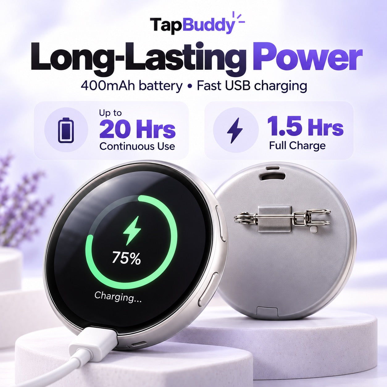 TapBuddy™ Smart Digital Badge