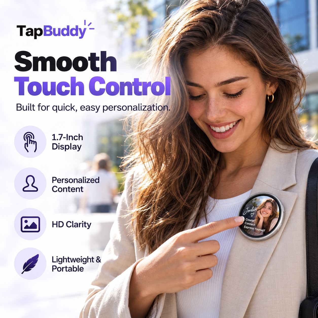 TapBuddy™ Smart Digital Badge