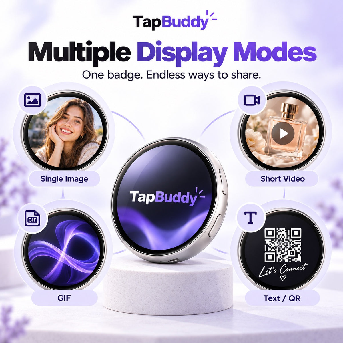 TapBuddy™ Smart Digital Badge